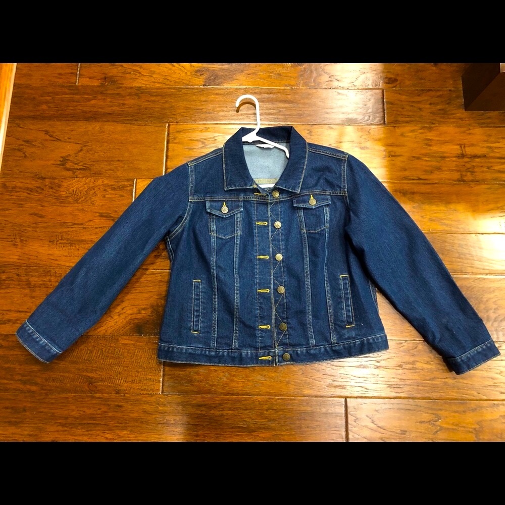 Land’s End Girls Plus Denim Jean Jacket 16+ plus